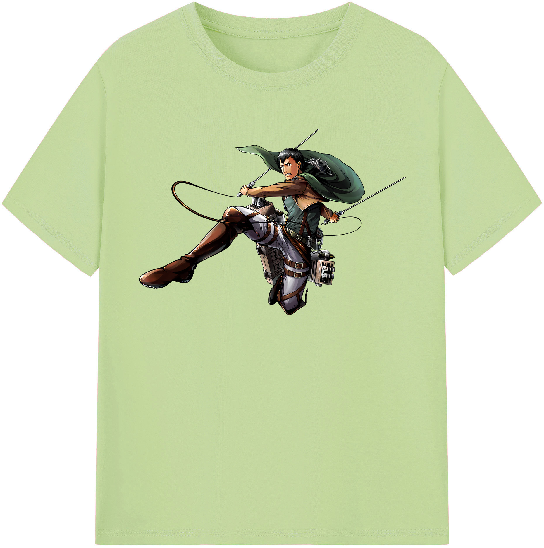 （画像用） 進撃の巨人 ベルトルト・フーバー Attack on Titan Bertholdt Hoover 綿100％半袖Tシャツ（フロントプリント）